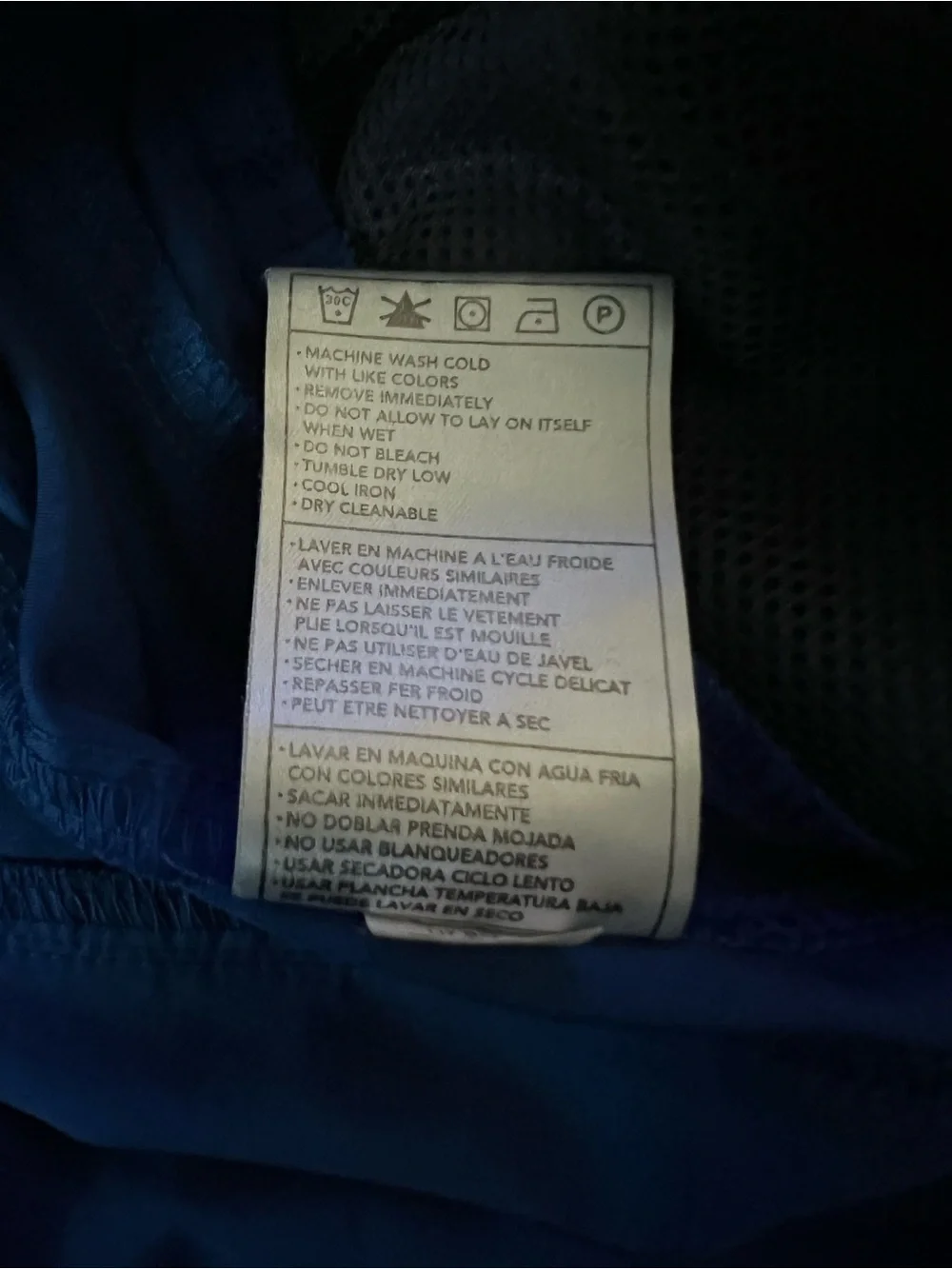 Nike Men's Royal Blue Athletic Cargo Shorts